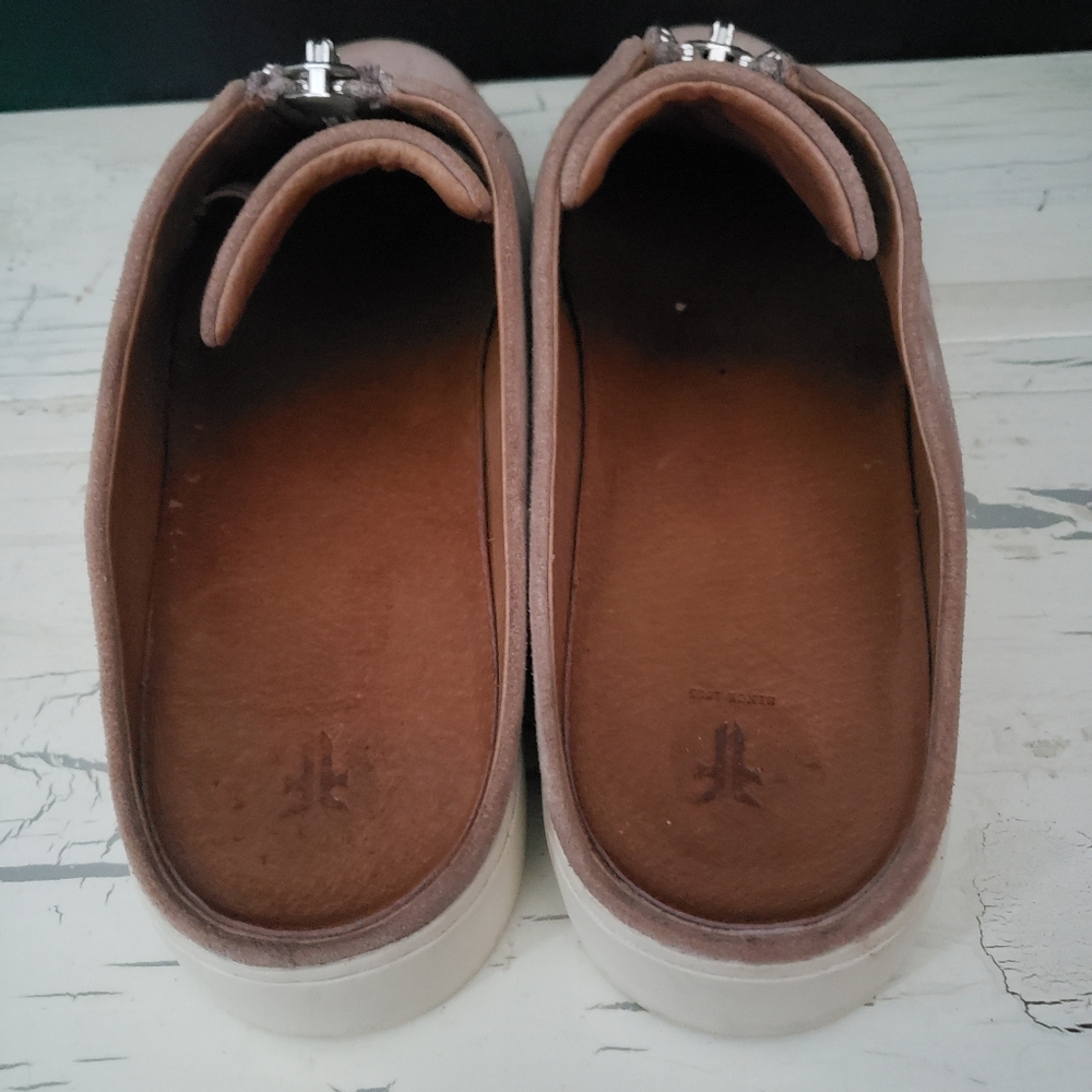 Frye 'Lena' Zip Mule Sneaker in Dusty Rose - Women's size 9 M - Picture 5 of 11
